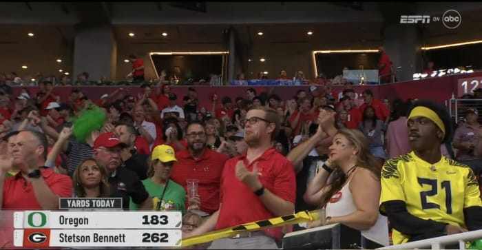 Oregon Georgia stat lines screenshot